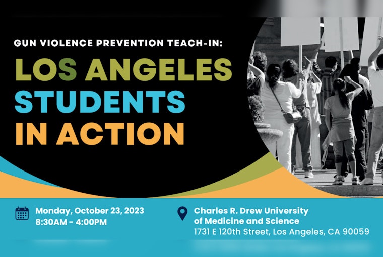 Los Angeles County and Charles R. Drew University Co-Host Gun Violence Prevention Teach-In