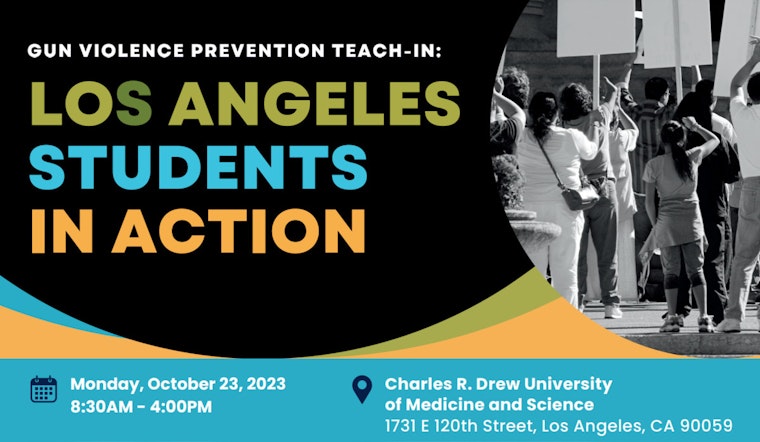 Los Angeles County and Charles R. Drew University Co-Host Gun Violence Prevention Teach-In