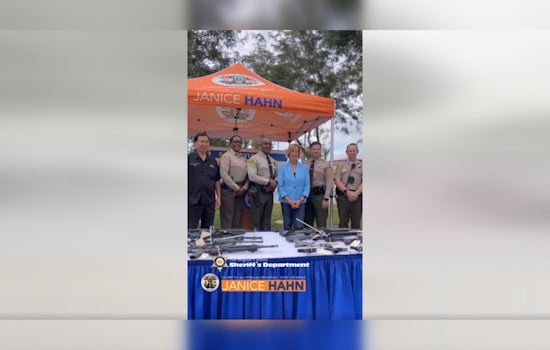 Los Angeles County's "Gun Buy Back" Event Collects Over 130 Firearms in Bellflower
