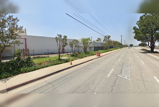 Los Angeles Firefighters Battle Raging Blaze at Irwindale Commercial Building