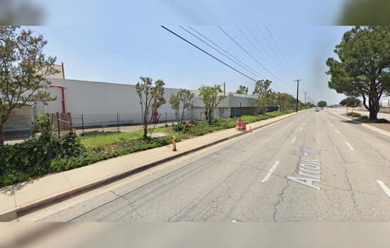 Los Angeles Firefighters Battle Raging Blaze at Irwindale Commercial Building