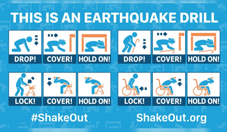 Los Angeles Participates in The Great Shakeout Focusing on Earthquake Drill and Preparedness Initiatives