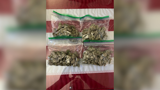 Marijuana, Cash, and Firearm Seized by Hercules Police in Traffic Stop