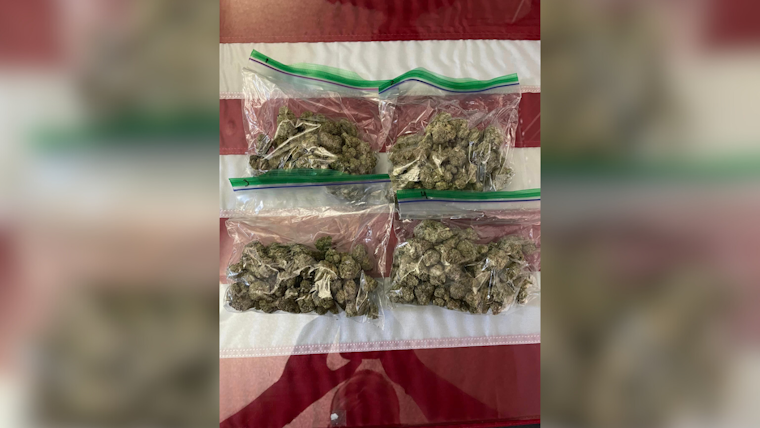 Marijuana, Cash, and Firearm Seized by Hercules Police in Traffic Stop