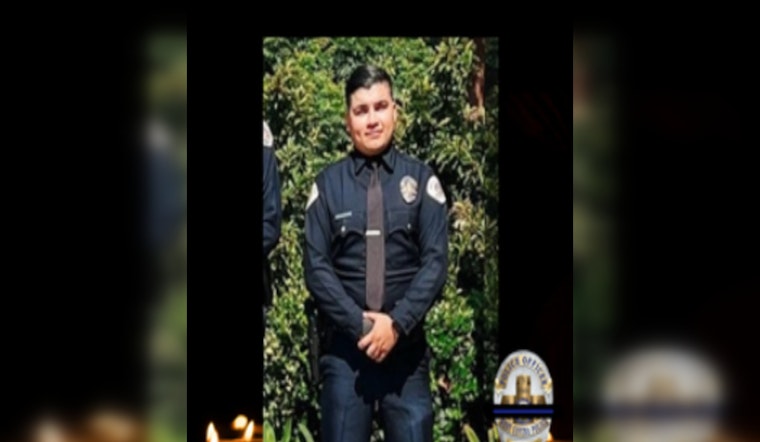 Mourning in West Covina as Community Remembers Officer and Marine Veteran Matthew Ortiz