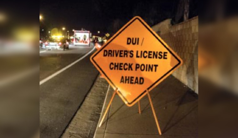 Orange County Sheriff's Department Announces DUI Checkpoint in Mission Viejo