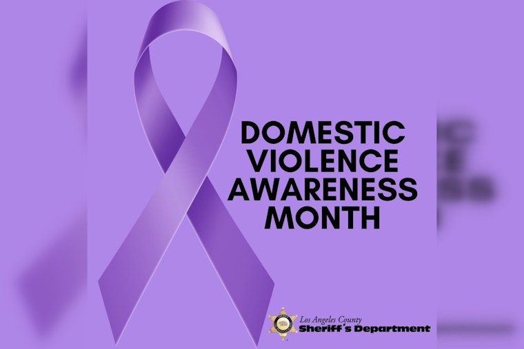 Palmdale and LA County Sheriff's Department Unite for Domestic Violence Awareness Month