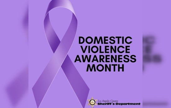 Palmdale and LA County Sheriff's Department Unite for Domestic Violence Awareness Month