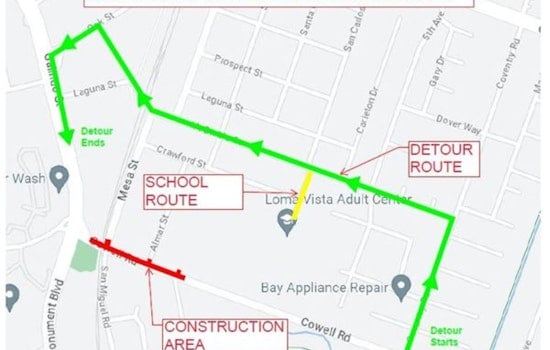 Port Chicago Highway Construction in Concord: Nighttime Roadwork Set to Improve Urban Infrastructure