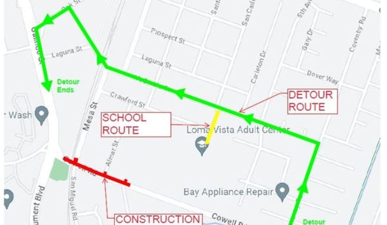 Port Chicago Highway Construction in Concord: Nighttime Roadwork Set to Improve Urban Infrastructure