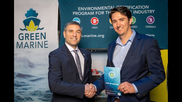 Port of Oakland Sails Towards Sustainability with Green Marine Certification, Aiming for Zero Emissions by 2050