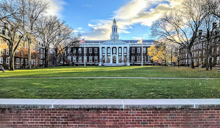 Protesters March from Harvard Campus to Business School Amid Gaza Crisis