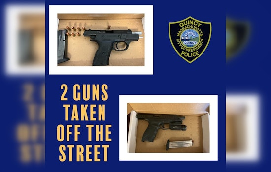 Two Arrests Made in Separate Incidents, as Quincy Cops Crack Down on Illegal Firearms