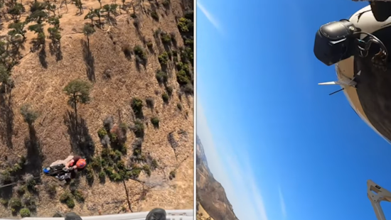 VIDEO: Rescue Drama Unfolds in Napa County, Hiker Airlifted to Safety on Berryessa Loop Trail