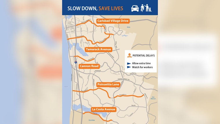 Road Revamp in Carlsbad, City Prioritizes Pedestrian Safety with Street Improvements