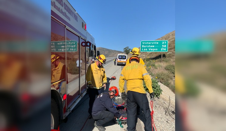 San Bernardino Agencies Join Forces for Daring Cajon Pass Rescue