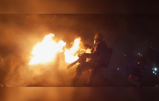 San Bernardino County Fire Crews Swiftly Subdue Attic Blaze, Save Lives and Property