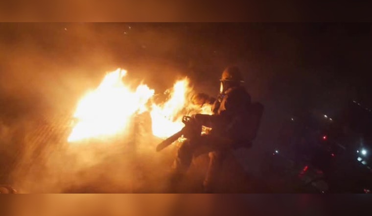 San Bernardino County Fire Crews Swiftly Subdue Attic Blaze, Save Lives and Property