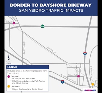San Ysidro Braces for Temporary Traffic Changes Amid Border to Bayshore Project