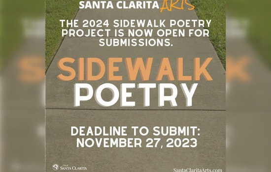 Santa Clarita Celebrates Community Talents with 2023 Sidewalk Poetry Winners