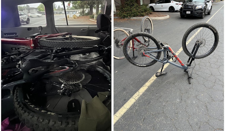 Santa Rosa Police Recover $15,000 Worth of Stolen Bicycles in Traffic Stop, Sebastopol Resident Arrested