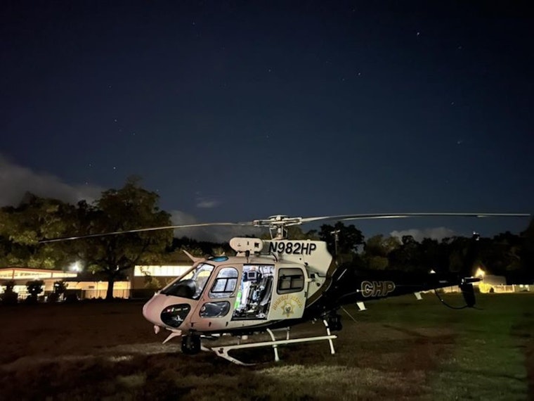 Stranded Hikers and Dog Rescued by Helicopter Crew in Napa County