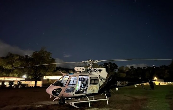 Stranded Hikers and Dog Rescued by Helicopter Crew in Napa County