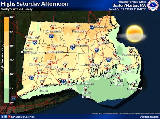 Unexpected October Heat Warms Southern New England, but Cold Front Lurks Around the Corner