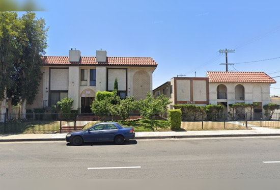 LAFD Crews Extinguish Fire at Valley Glen Apartment Building, Los Angeles