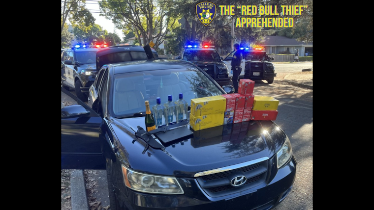 Vallejo Police Nab Red Bull Thief, Community Effort Succeeds in $14,600 Merch Heist Arrest