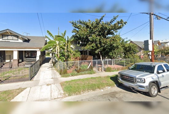 Vermont Square Fourplex Engulfed in Flames as Los Angeles Fire Department Fights the Blaze