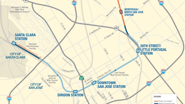 VTA's BART to Silicon Valley Project Cost Soars to $12.2 Billion Amid Inflation and Construction Challenges in the Bay Area