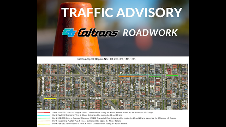 Caltrans Commences Urgent Coronado Road Repairs in Wake of Winter Storm Damage
