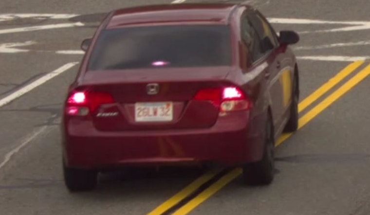 Worcester PD Seeks Public Assistance in Locating Car Linked to Criminal Incident