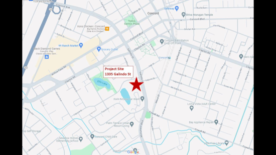 1335 Galindo Street Construction Temporarily Blocks Lane for Affordable Housing Progress