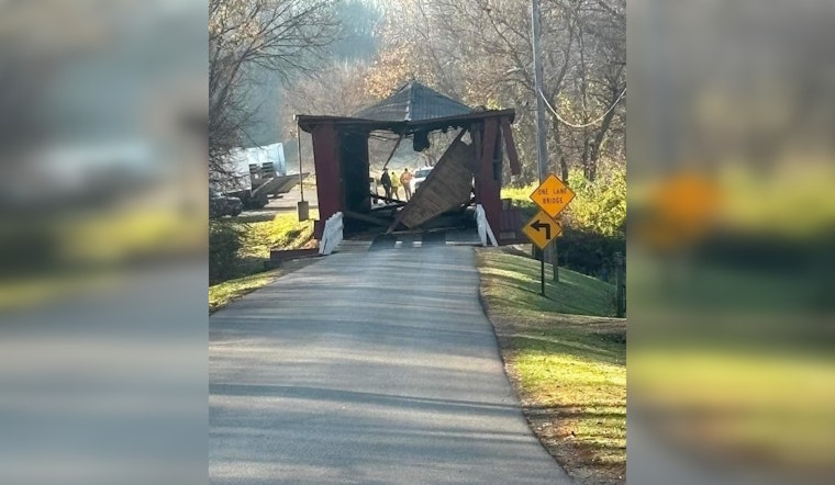 18-Wheeler GPS Folly Leaves Historic Princeton Bridge in Peril