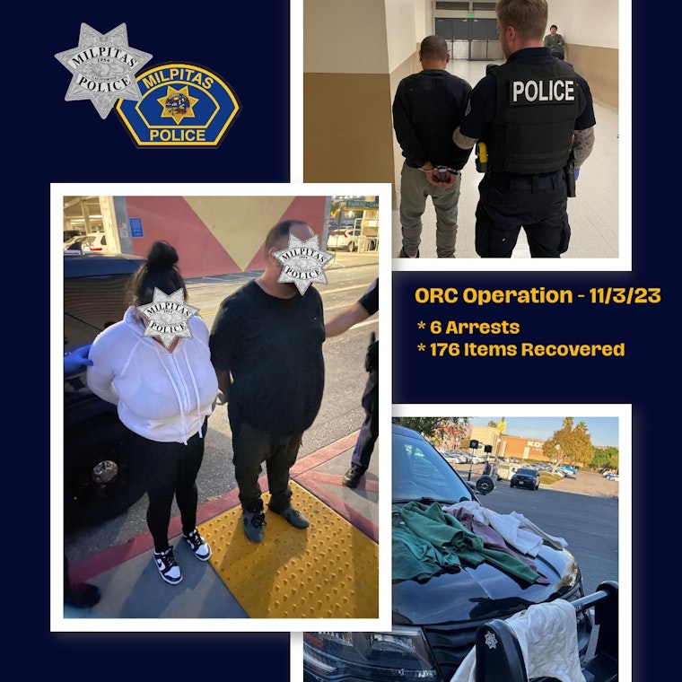 Bay Area Bust as Task Force Tackles Organized Retail Crime, Arrests Six Near San Jose