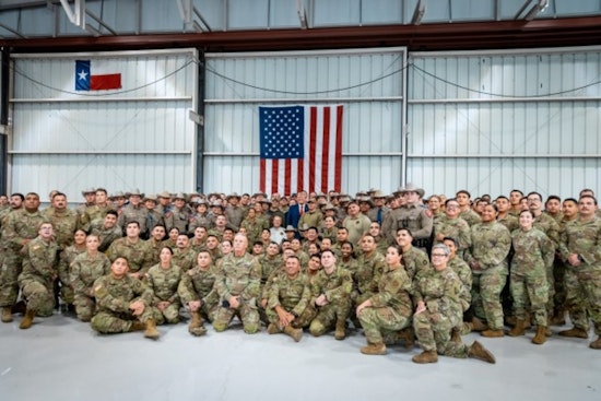 Abbott and Trump Serve Thanksgiving Feast to Operation Lone Star Members in Edinburg, Texas