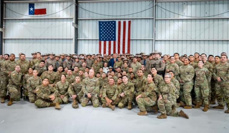 Abbott and Trump Serve Thanksgiving Feast to Operation Lone Star Members in Edinburg, Texas