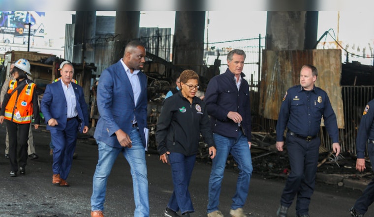 Arson-Stricken Freeway Closure Challenges Los Angeles, Mayor Bass and Governor Newsom Respond