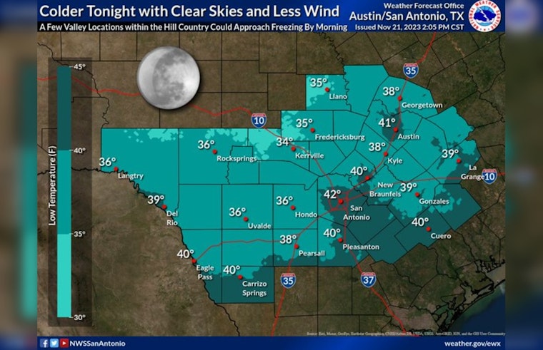Austin's Chilly Twist, Thanksgiving Week Braces for Possible Rain and Cooler Temps