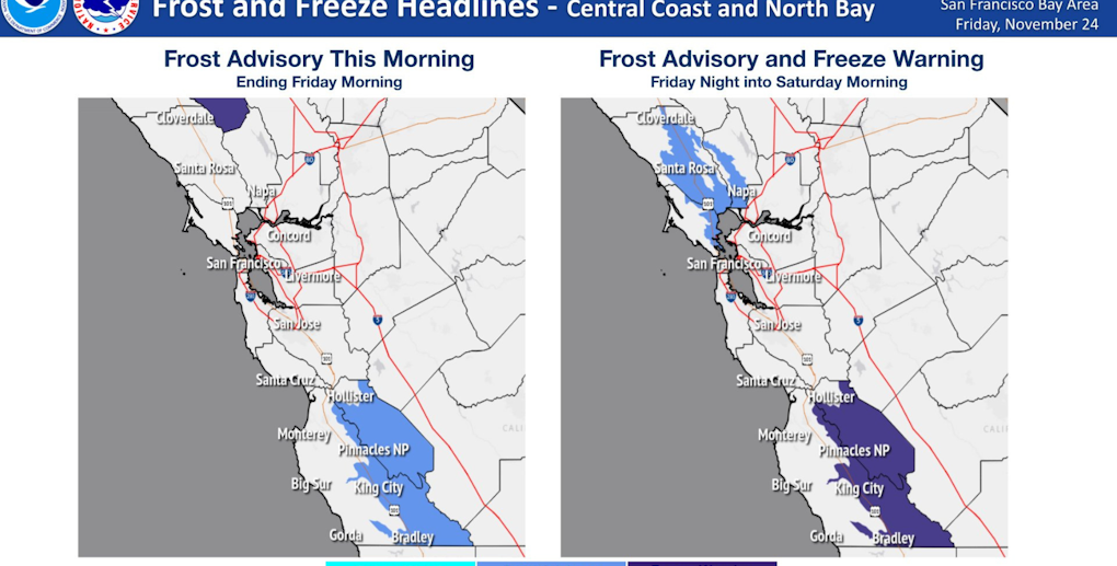 Bay Area Beware, Frost Advisory and Tidal Terrors Chill to the Bone as Sneaker Waves Lurk