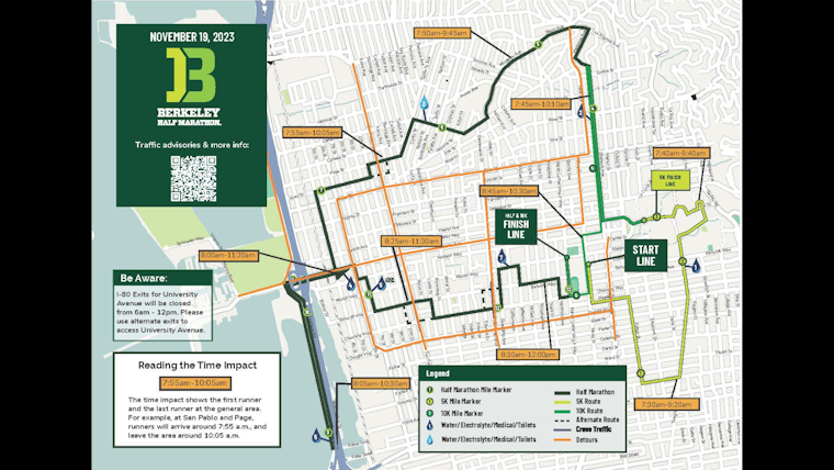 Berkeley Braces for Traffic Shake-up as Annual Half Marathon Nears