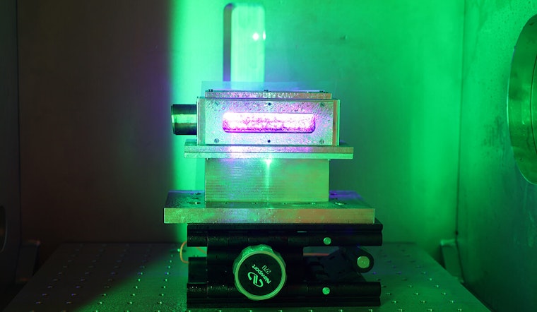Big Power in a Small Package, UT Austin's Pint-Sized Particle Accelerator Hits 10 GeV Punch
