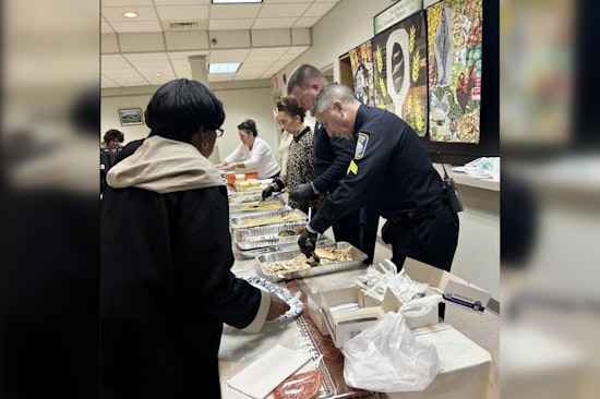 Boston Cops Serve Up Thanksgiving Feast for Seniors at Condon Community Center