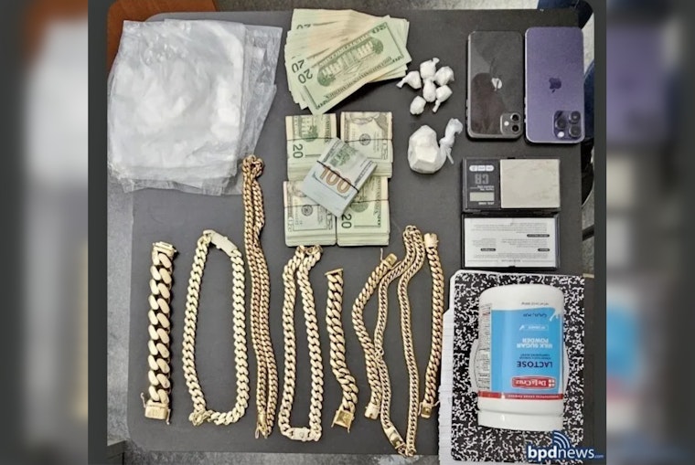 Boston Police Arrest Dorchester Man for Drug Trafficking, Seize Fentanyl, Crack Cocaine, and Stolen Jewelry