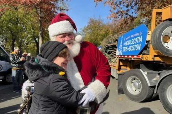 Boston's Finest Swap Badges for Carols, BPD Brings Holiday Harmony to Boston Common with Nova Scotian Spruce Spectacle