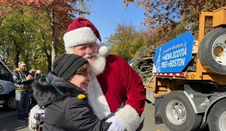 Boston's Finest Swap Badges for Carols, BPD Brings Holiday Harmony to Boston Common with Nova Scotian Spruce Spectacle