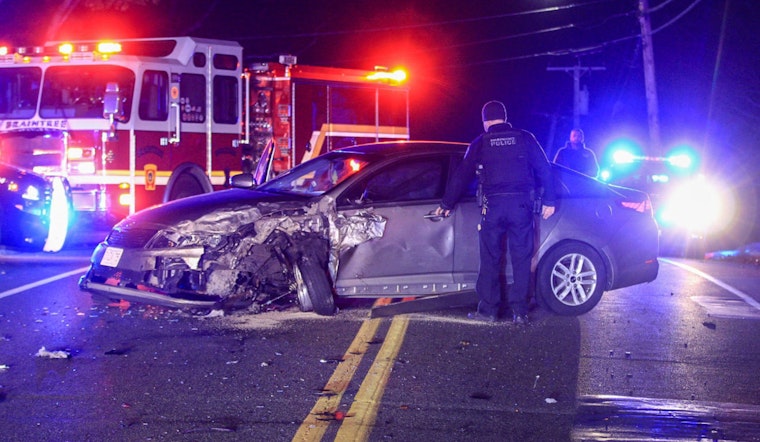 Braintree Street Collision, Hayward Chaos Leaves Four with Minor Injuries