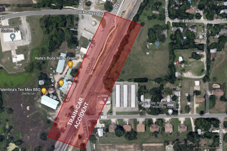Train and Car Collide in Suburban Austin: Buda Residents Were Urged to Avoid Downtown Area Amid Ongoing Investigations